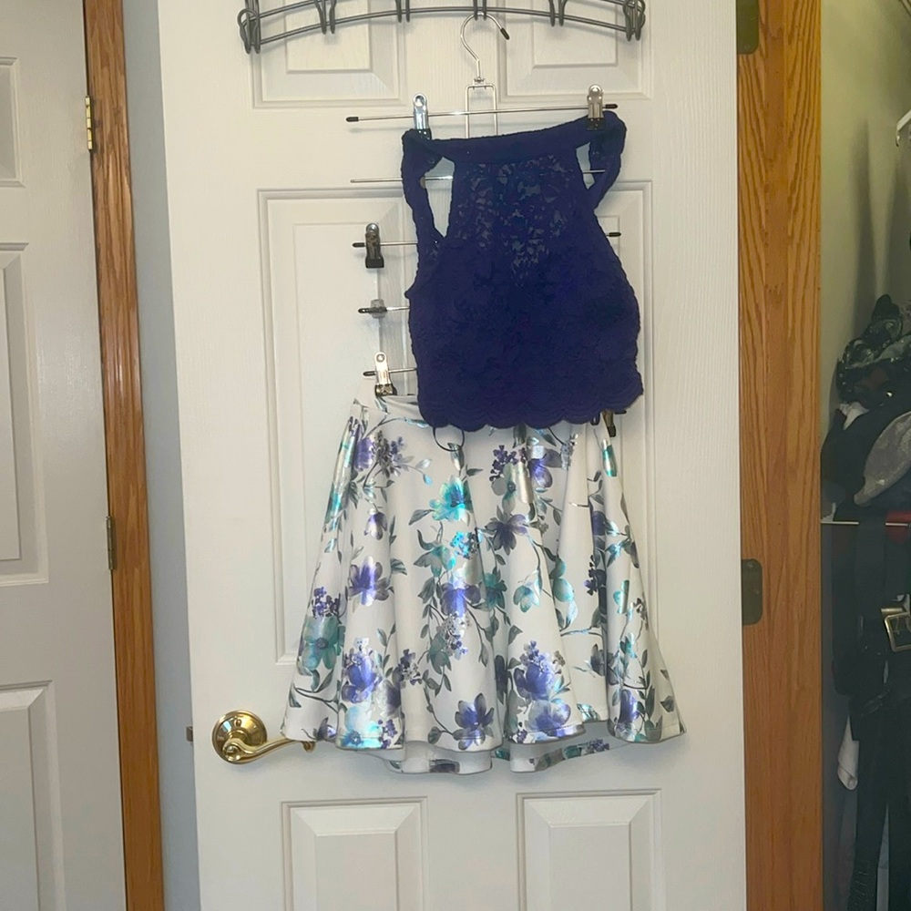 Dilliards City Vibe Halter neck Two piece homecoming/prom dress